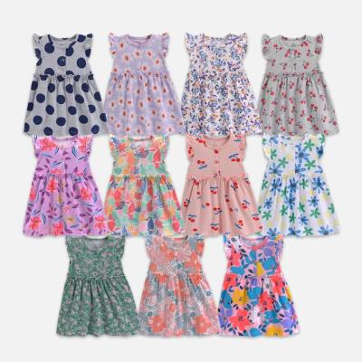 China Anti-wrinkle cotton girls' skirt summer girls' clothes children's clothes for sale