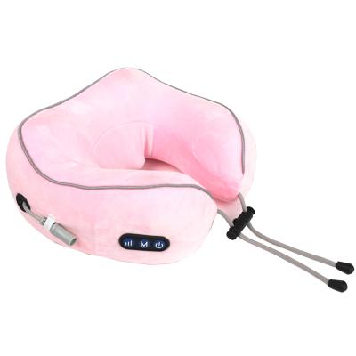 China Neck Massager Neck Pillow Vibrating U Shaped Neck Massager For Travel for sale