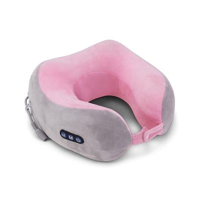 China Neck Electric Travel Memory Foam Kneading And Vibration Neck Massager Pillow for sale