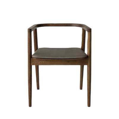 China Modern Design Modern Restaurant Chairs Solid Wood Wooden Cover Dining Chair for sale