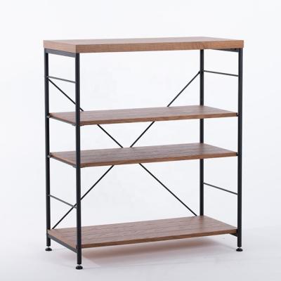 China Industrial Bathroom Four Tier Shelf Cross Section Display Unit Storage Rack Shelf for sale