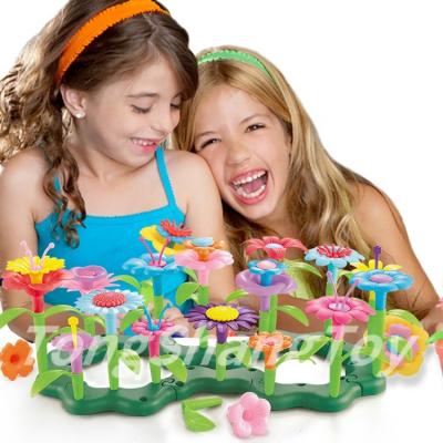 China Construction Toy 148pcs Flower Garden Building Toy Set STEM Toys Toddler Educational Toys for sale