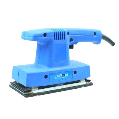 China Hot Sale Lepon Power Tools 93x185mm Mini Orbital Sander For Wood Portable Wood Polishing Working for sale