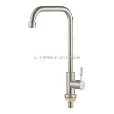 China Cheap Price Modern Stainless Steel Water Faucet Kitchen Sink Cold Faucet Only From China for sale