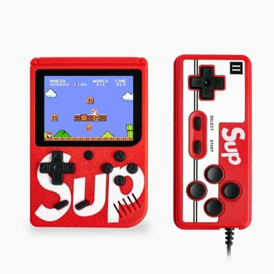 China Game Playing Mini Retro SIP Double Games 8 Bit 400 In 1 Player Handheld 3.0 Inch Game Console Controller for sale