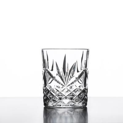 China NOVARE Factory Stocked Wholesale 310ml Whiskey Classic Etched Glass Mug for sale