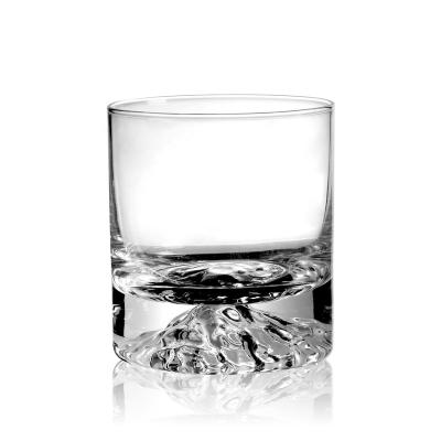 China New Rock Tumbler Whiskey Glasses 10oz Thick Bottom Whiskey Classic/Postmodern Glass for sale