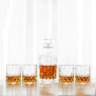 China Wholesale Classic Crystal Glass Whiskey Decanter Set CLASSIC for sale