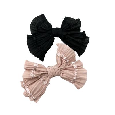 China Korean European and American Tail Bow Drop Fashion Style French Clip Hairpin for sale