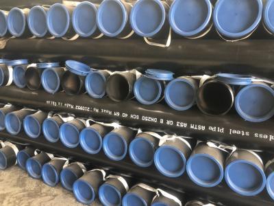 China Liquid Pipe Black Painted In Stock 3m 6m 12m Seamless Steel Pipe API 5L SCH 40 SCH 80 for sale