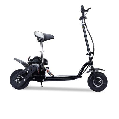 China PU Gas Petrol Foldable 2-Stroke Scooters Fuel Power Mini Pedal Scooter Motor Dirt Mini Bike Motorcycle for sale