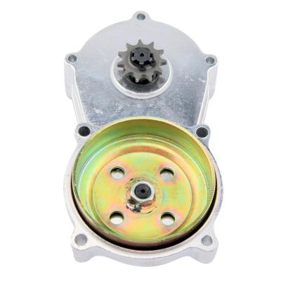 China Universal Aluminum Motorcycle Transmission Gearbox T8F 11T Gearbox For 2-Stroke Mini Motor Pocket Bike Scooter 47CC 49CC Engine for sale