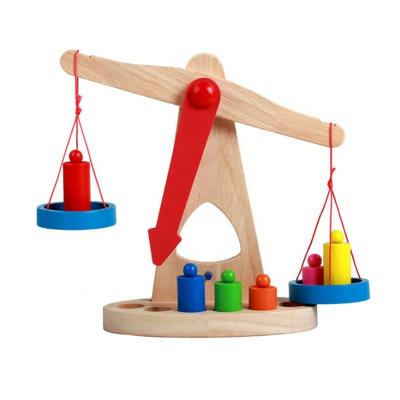 China Montessori Fun Balance Wooden Ladder For Baby Colorful Fun Wooden Balance Ladder For Baby Learning Toy for sale