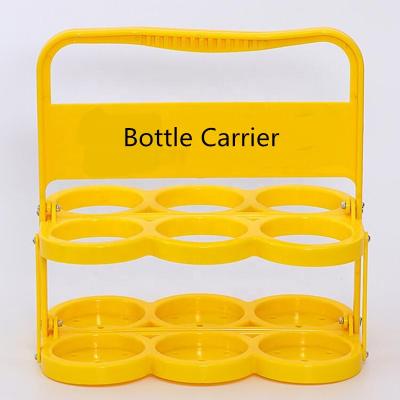 China Education Customized Portable Plastic Folding Water Bottle Carrier Sports Water Bottle Carrier for sale