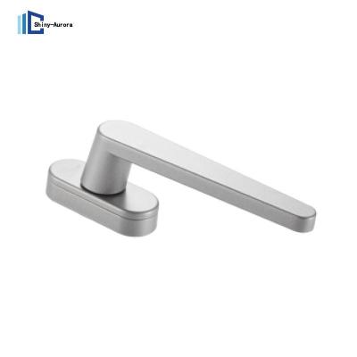 China American Style Privacy Lever Handle Lock Set Matte Aluminum Door Handle for sale