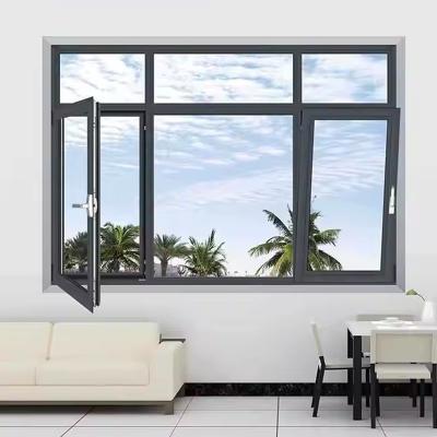 China Broken Bridge Aluminium Alloy deuren en ramen, Aluminium Frame Casement Windows Te koop