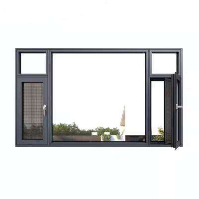 China Modern Awning Windows , Awning Style Casement Windows For Office Building for sale