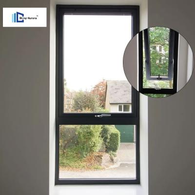 China Ventana suspendida de aluminio antirrobo con doble acristalamiento en venta