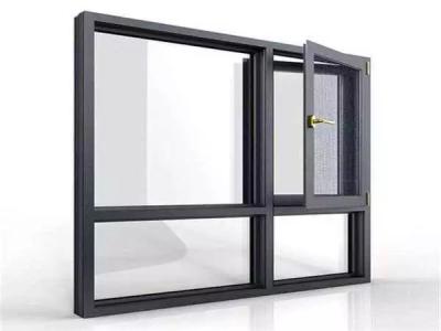 China Edificio de oficinas Aluminio Casement Ventana de aluminio a medida Ventana con bisagra insonorizada en venta