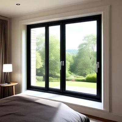 China Thermal Insulation Aluminium Hinged Window Soundproof Modern Casement Window for sale