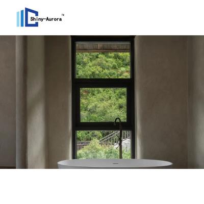 China Moderno a prueba de aire Ventana de techo inferior aislamiento térmico Casa de aluminio Ventanas para el balcón en venta