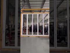 Aluminium Bi Fold Sliding Doors Custom Internal Folding Glass Doors