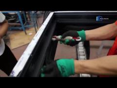 modern aluminium glass swing door waterproof with good sealing