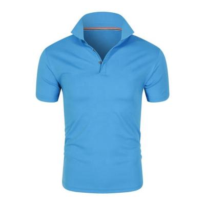 China Hot-selling Golf Uniform Custom Polyester Solid Color Polo Shirt Custom Polyester Solid Color Polo Shirt Breathable Polo Shirt With Customized Logo for sale