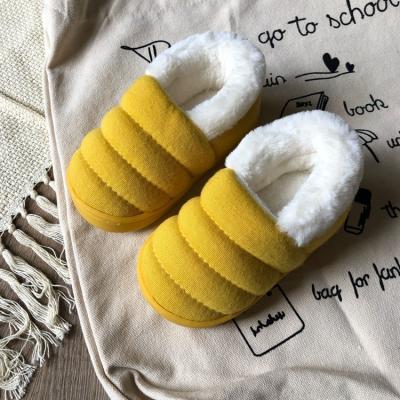 China Massage Children's Baby's Cotton Boots Waterproof 2021 New Winter Fur Shoes Girl's Ankle Boots Cotton Shoes for sale