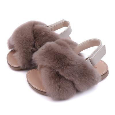 China Bedroom bedroom, wear-resistant non-slip fashion 2019 spring and summer girls without unicorn outdoor children's slippers wool slipper 005 for sale