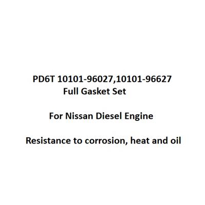 China Full Metal PD6T Cylinder Head Gasket 11044-96007 10101-96027,10101-96627 Gasket Kit for sale