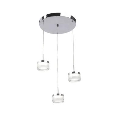 China Commercial Hot Sale Minimalist 7w Adjustable Height Hanging Acrylic Shade Indoor Pendant Light for sale