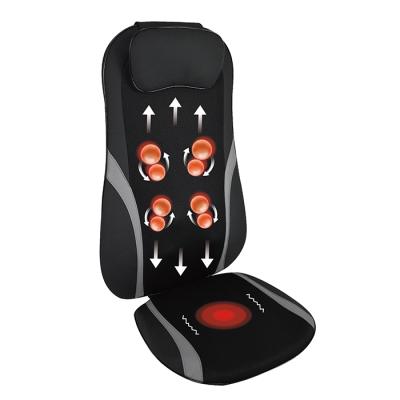 China 3D Electric Full Body Vibration Kneading Back Shiatsu Massage Car Cushion Back Massage Cushion for sale