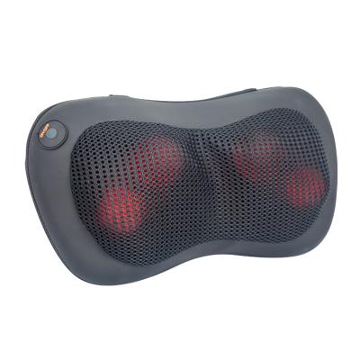 China Custom Logo Masaje Car Comfortable Custom Body Home Multifunctional Relax Back Electric Neck Massager Pillow for sale