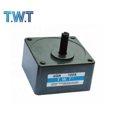 China 5ik40gn 40w totally enclosed ac motor with reducer box, small speed control ac gear motor for sale