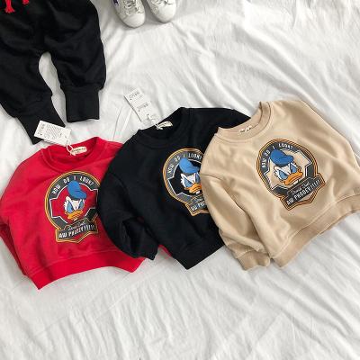 China Wholesale 2019 Fashion Children's Sweater Boys Sweater 100% Cotton Anti-Shrink Crewneck Sweatshirts for sale