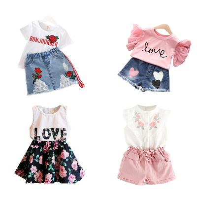 China Hot Selling Casual Kids Clothing For Babies Dress Girls Summer Clothes for sale