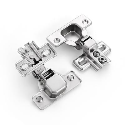 China Modern Short Hydraulic Soft Narrow American Short Hinge Arm Hydraulic Cabinet Hinges Self Close Concealed Hinge Manufactures for sale