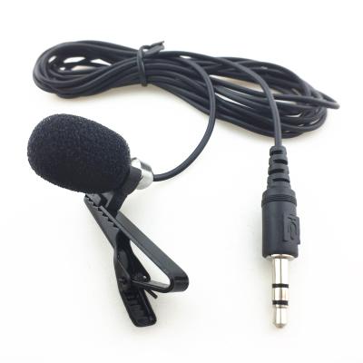 China 3.5mm Microphone For iPhone Lightning Mini Small Collar Lavalier Microphone Clip On Lapel Mic Wired Condenser Microphone For iPhone 7 X XR 11 for sale