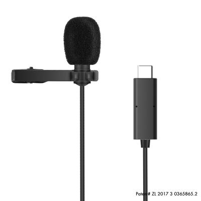 China Hot Selling Professional Lapel Microphone Usb Lapel Microphone With Low Price For Computer Laptop Recording for sale