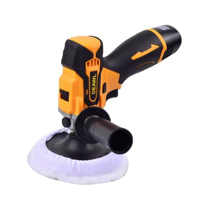 China High Performance Cordless Disc 12V Auto Care New Product Cordless Car Polisher 125mm for sale