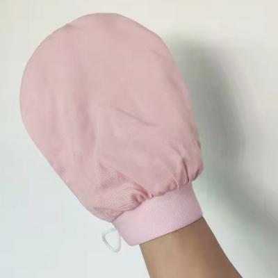 China EXFOLIATE Luma Bath Brushes Sponges Scrubbers Korean Scrub Vegan Silk Exfoliating Gloves for sale