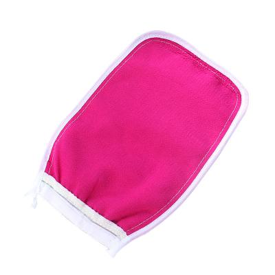 China EXFOLIATING Luma Fashion Body Scrub Exfoliating Shower Bath Natural Nylon Gloves for sale