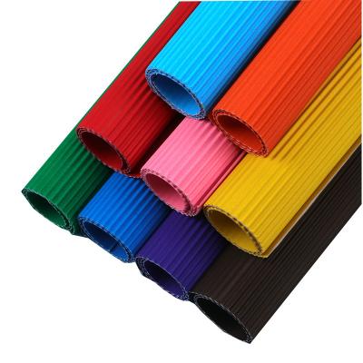 China Handmade Low Price Piping Paper 787*1092mm / 889*1194mm E,F Corrugated Paper For Kids Creativity for sale