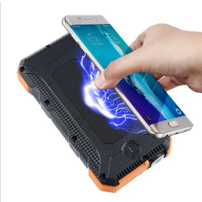 China High capacity 20000 mh 10W solar fast charging power bank+PD 18W palladium portable travel high power charger bank+Wireless wireless charger bank fast radio pro for sale