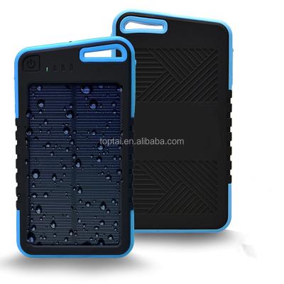 China Solar Mobile Phone Charger New Products Solar Mobile Phone Charger , 4000mAh Solar Power Bank for sale