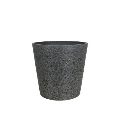 China Grain Lines Flower Pot Cement Flower Pots Wholesale Light Delicate Planters For Outdoor Garden Decor for sale