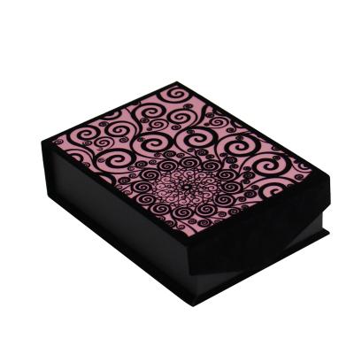 China Good Quality Hand Made Paper Carving Box Jewelry Velvet Gift Jewelry Boxes Flocking Custom Paper Box for sale