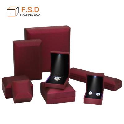 China FSD hand made custom color led gift box led light jewelry box for sale