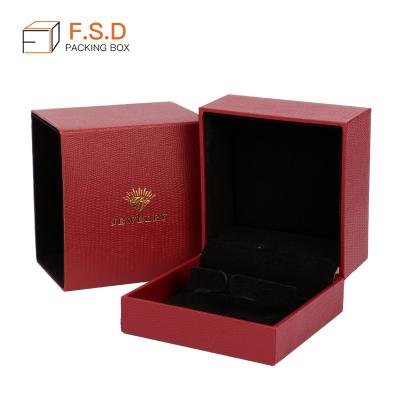 China Custom Luxury Custom Drawer Necklace Ring Jewelry Box Logo Print Jewelry Gift Box Handmade Packaging Supplier for sale